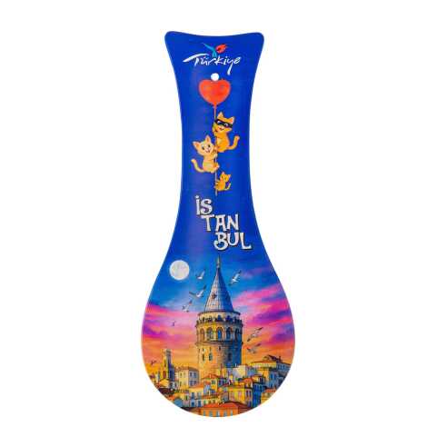 İstanbul Temalı Uv Baskılı Kaşıklık - 1