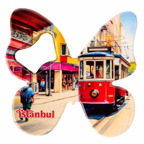 Toptan İstanbul Temalı Myros Uv Kelebek Açacak - 19