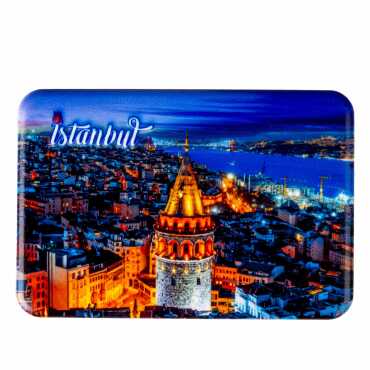 Toptan İstanbul Temalı Uv Baskılı Magnet 80x50 mm - Myros
