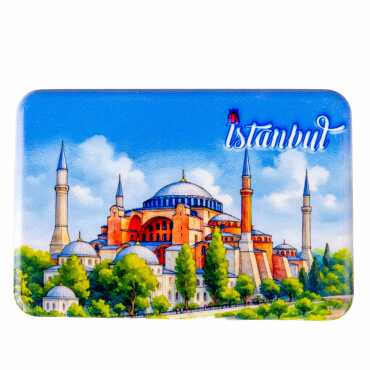Toptan İstanbul Temalı Uv Baskılı Magnet 80x50 mm - 12