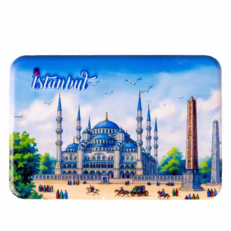 Toptan İstanbul Temalı Uv Baskılı Magnet 80x50 mm - 14