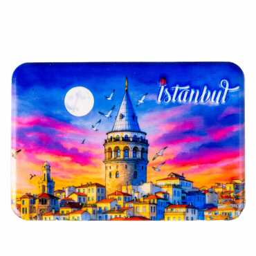 Toptan İstanbul Temalı Uv Baskılı Magnet 80x50 mm - 8