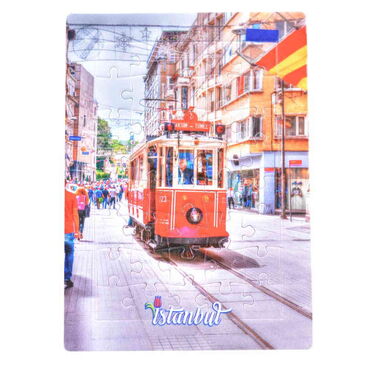 Toptan İstanbul Temalı Uv Baskılı Puzzle 130x180 mm - Thumbnail