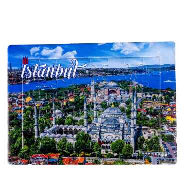 Toptan İstanbul Temalı Uv Baskılı Puzzle 130x180 mm - 6