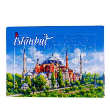 Toptan İstanbul Temalı Uv Baskılı Puzzle 130x180 mm - 8