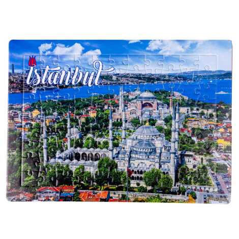 Toptan İstanbul Temalı Uv Baskılı Puzzle 190x270 mm - 5