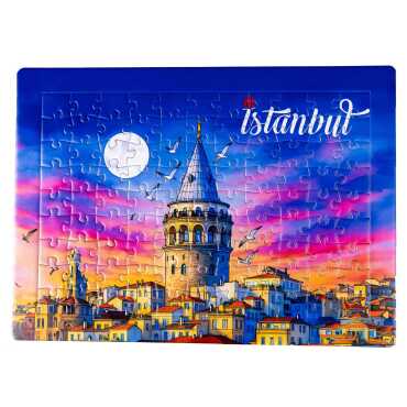 Toptan İstanbul Temalı Uv Baskılı Puzzle 190x270 mm - 4