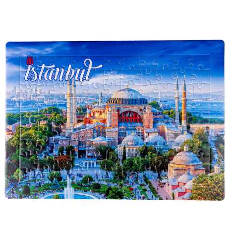 Toptan İstanbul Temalı Uv Baskılı Puzzle 190x270 mm - 2