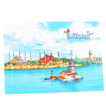 Istanbul Themed Customised Paper Jigsaw Puzzle 190x270 mm - 16