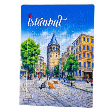 Istanbul Themed Customised Paper Jigsaw Puzzle 190x270 mm - 8