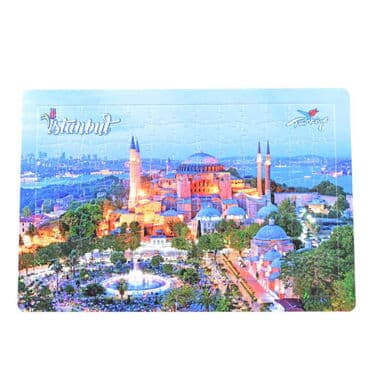 Toptan İstanbul Temalı Uv Baskılı Puzzle 270x400 mm