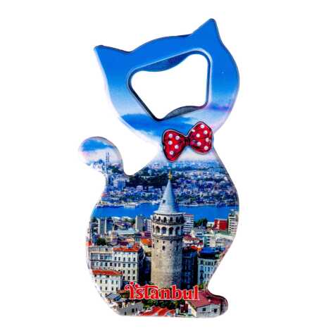 Toptan İstanbul Temalı Myros Uv Kedi̇ Açacak - 5