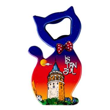 Toptan İstanbul Temalı Myros Uv Kedi̇ Açacak - 8