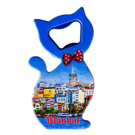 Toptan İstanbul Temalı Myros Uv Kedi̇ Açacak - 14