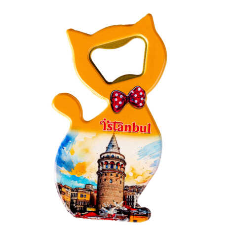 Toptan İstanbul Temalı Myros Uv Kedi̇ Açacak - 18