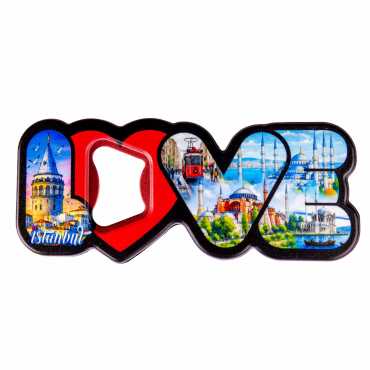 İstanbul Temalı Uv Love Açacak Magnet - 5