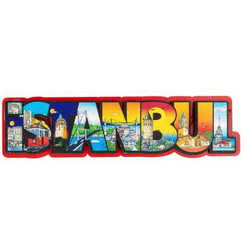 Toptan İstanbul Temalı Myros Uv Yazı Magnet - 6