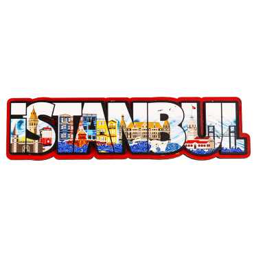 Toptan İstanbul Temalı Myros Uv Yazı Magnet - 8