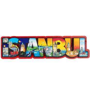 Wholesale Istanbul Themed Myros UV Printed Refrigerator Magnet