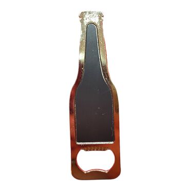 Istanbul Themed Beer Bottle Shaped Metal Magnetic Bottle Opener 130x39 mm - Thumbnail