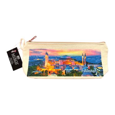 Istanbul Themed Canvas Pencil - Thumbnail