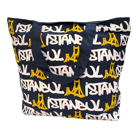 Istanbul Themed Classic Beach Bag