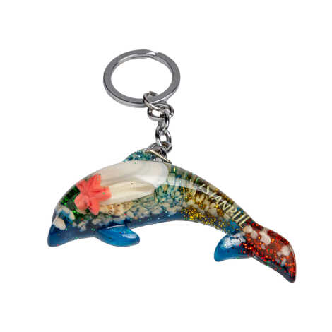 Istanbul Themed Clear Polyester Keychain - 8