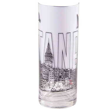 Istanbul Themed Custom Printed Raki-Ouzo Glass - Thumbnail