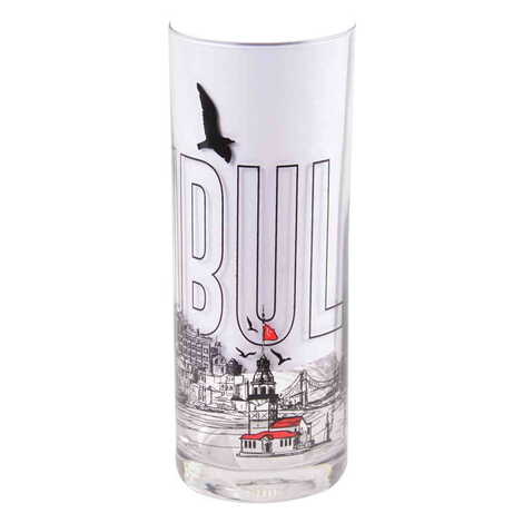 Istanbul Themed Custom Printed Raki-Ouzo Glass