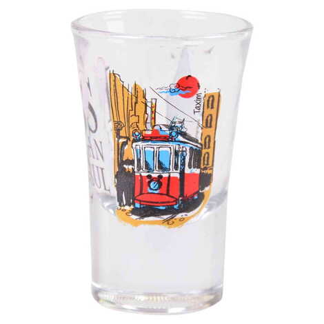 Istanbul Themed Custom Printed Shot Glass 45x70 mm