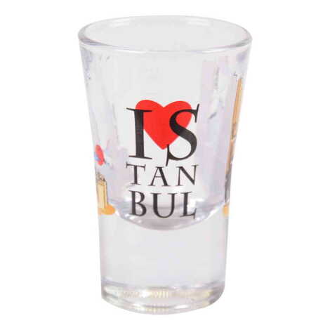 Istanbul Themed Custom Printed Shot Glass 45x70 mm