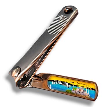 Istanbul Themed Customised Metal Epoxy Nail Clipper 56x13x13 mm - Thumbnail