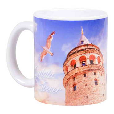 Myros - Istanbul Themed Customised Porcelain Souvenir Travel Mug 80x95 mm