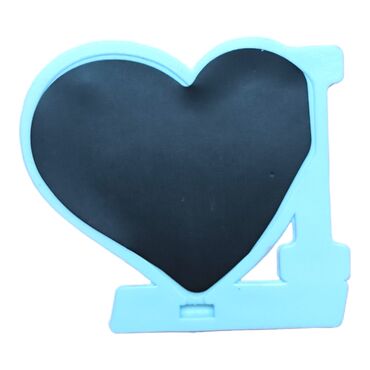 Istanbul Themed Customised UV Printed Plastic Base Heart Shaped Fridge Magnet 86x62 mm - Thumbnail