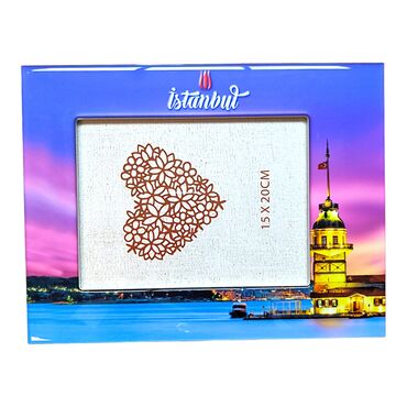 Myros - Istanbul Themed Epoxy Photo Frame Travel Souvenir 15x20 Cm