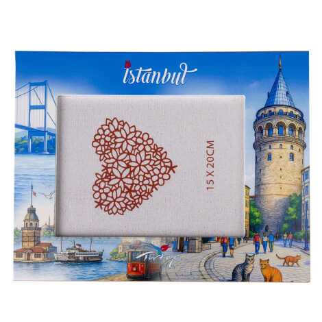 Istanbul Themed Epoxy Photo Frame Travel Souvenir 15x20 Cm - 3