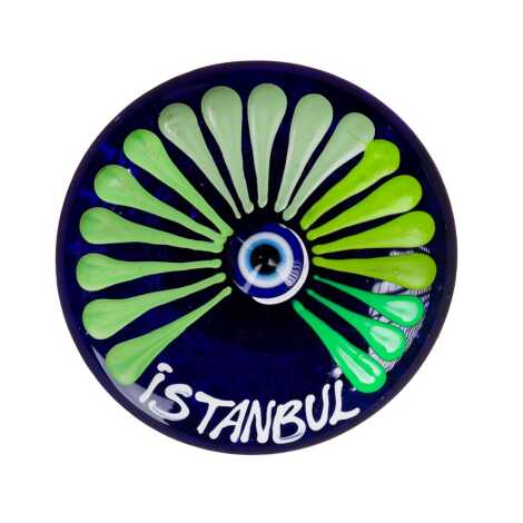 Istanbul Themed Evil Eye Mandala Refrigerator Magnet - 6