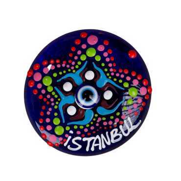 Istanbul Themed Evil Eye Mandala Refrigerator Magnet - 9