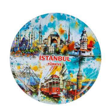 Istanbul Themed Metal Trivet - Myros