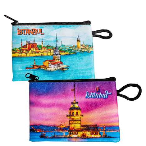 İstanbul Themed Myros Wallet 113x80x8 mm - 2