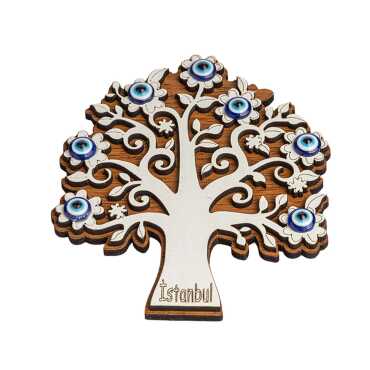 Istanbul Themed Myros Wooden Refrigerator Magnet - 2