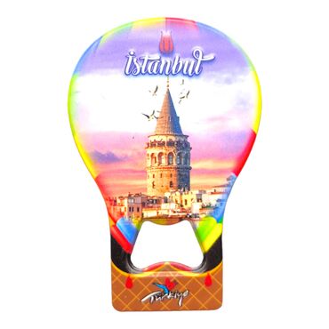 Myros - Istanbul Themed Uv Balloon Shaped Bottle Opener