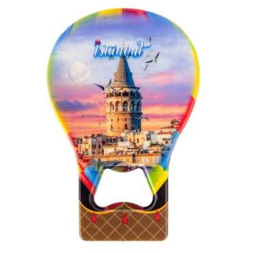 Istanbul Themed Uv Balloon Shaped Bottle Opener - 9