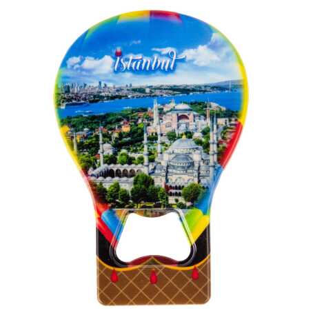 Istanbul Themed Uv Balloon Shaped Bottle Opener - 11