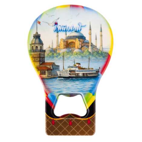Istanbul Themed Uv Balloon Shaped Bottle Opener - 14