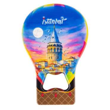 Istanbul Themed Uv Balloon Shaped Bottle Opener - 15