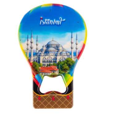 Istanbul Themed Uv Balloon Shaped Bottle Opener - 16
