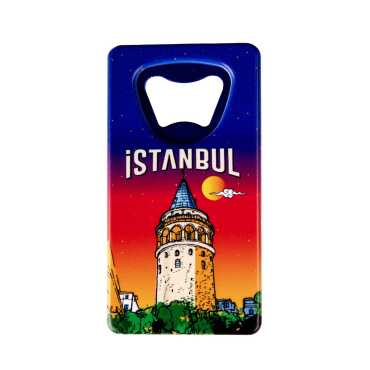 Istanbul Themed Uv Printed Rectangle Bottle Opener - 7