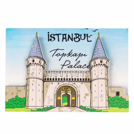 Istanbul Themed Wooden Customised 2D Souvenir Fridge Magnet - 5