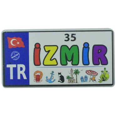 Toptan İzmir Temalı 3D Resimli Ahşap Magnet - 5